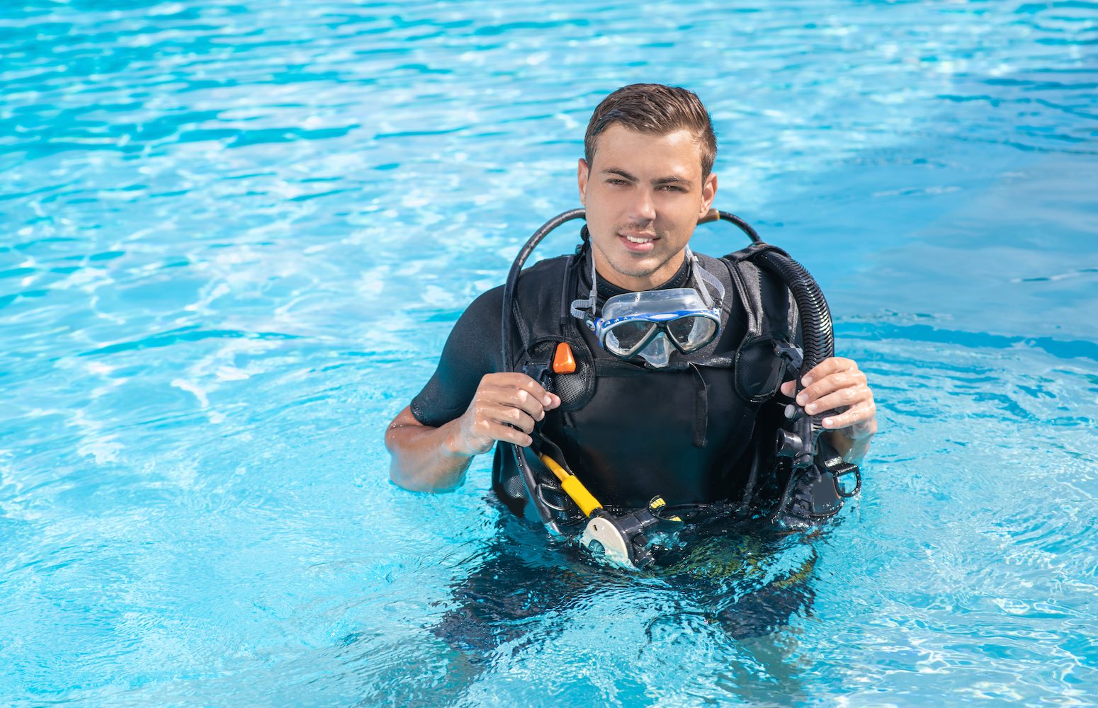 Buceo en la piscina Alicante